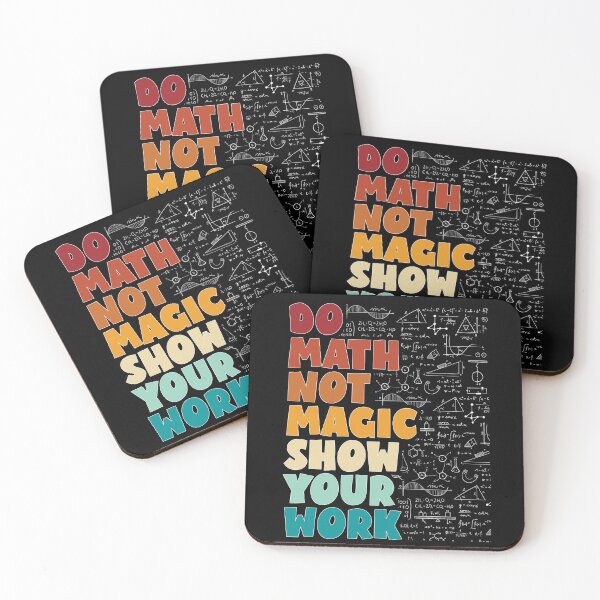 Item preview, Funny Do Math Not Magic Funny Math Teacher Back to School designed and sold by 07Art.