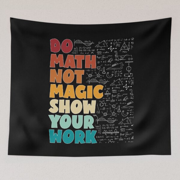 Item preview, Funny Do Math Not Magic Funny Math Teacher Back to School designed and sold by 07Art.