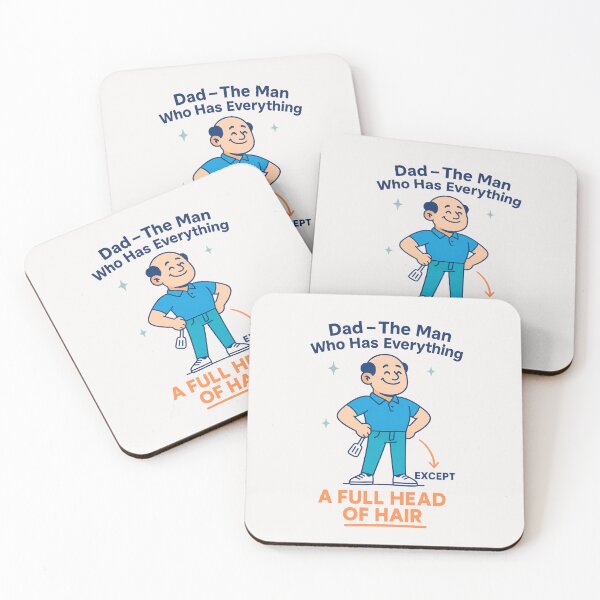 Item preview, Dad The Man Who Has Everything Except A Full Head Of Hair - Fathers Day designed and sold by RANDOMNESS.
