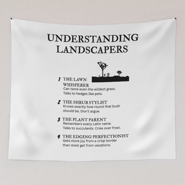 Item preview, Understanding Landscapers – Funny Outdoor Life Definitions designed and sold by PsyFlow35.