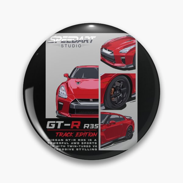 Item preview, R35 Track Edition – Red JDM Performance Car Design designed and sold by SpeedArtStudio.