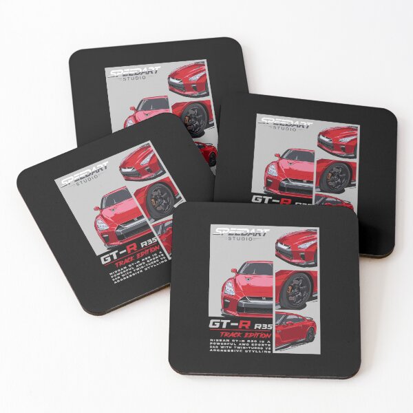 Item preview, R35 Track Edition – Red JDM Performance Car Design designed and sold by SpeedArtStudio.