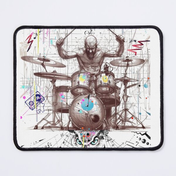 Item preview,  Eyes Owl Drummer designed and sold by Rosa1977.