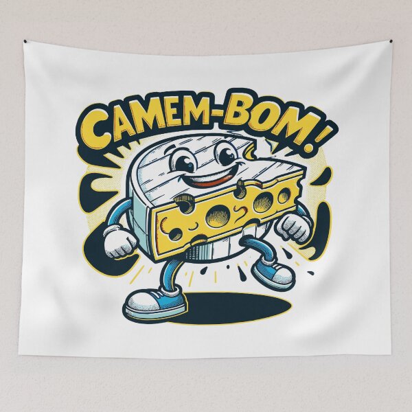 Item preview, Camembert Comique – Tasty wordplay designed and sold by SeoulInkSoul.