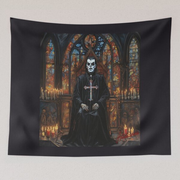 Item preview, "Gothic Majesty: King Diamond on the Dark Throne" designed and sold by Artisticanvas.