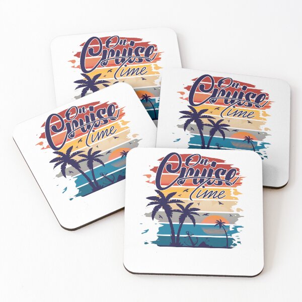 Item preview, Funny On Cruise Time Coconut Tree Graphic Summer Vacation Cruising designed and sold by 07Art.