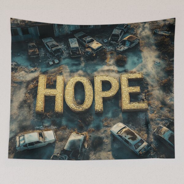 Item preview, Hope in Dark Times quote digital art designed and sold by TheArtistOf2022.