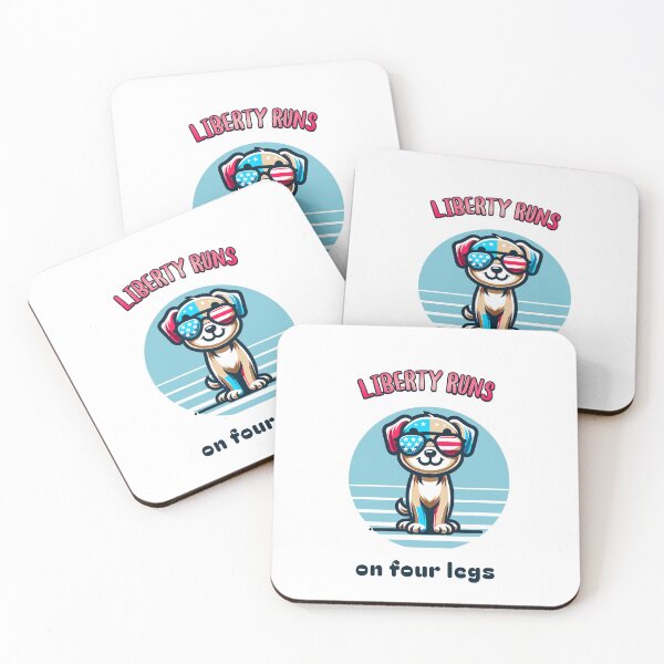 Item preview, Liberty runs on four legs - USA - 4th of July - Pet designed and sold by TTeamDesigns.