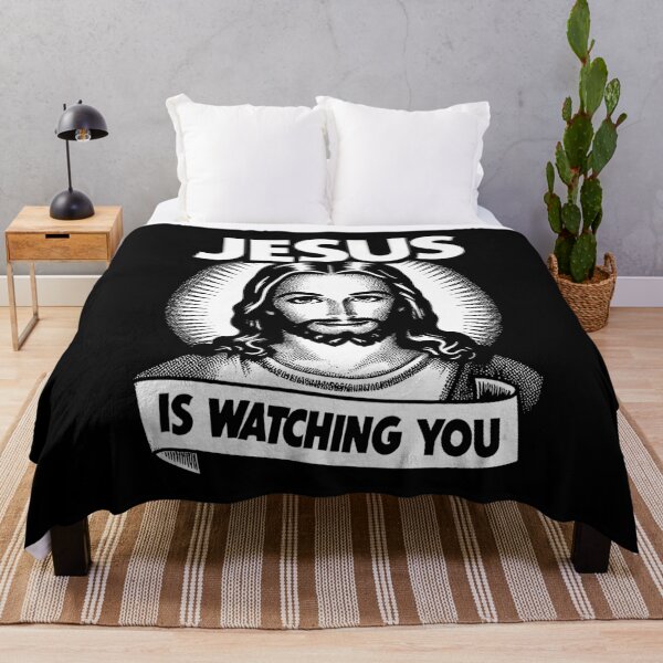 Item preview, Jesus is watching you designed and sold by plushism.