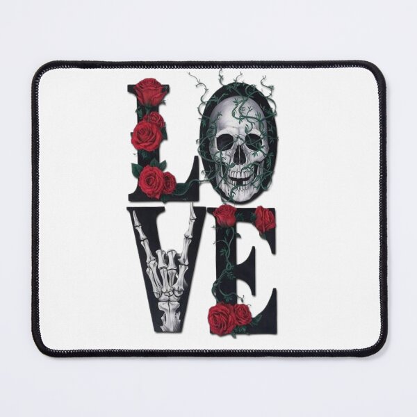 Item preview, Love never dies ,love roses and skull design designed and sold by Slickskillz11.