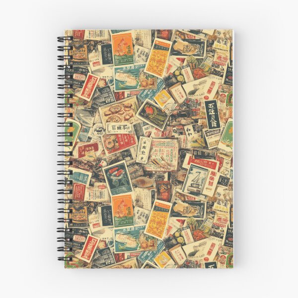 Item preview, Old-market stamp grid with Thai food — Sticker Badge Mashup designed and sold by HEADMADE-TV.