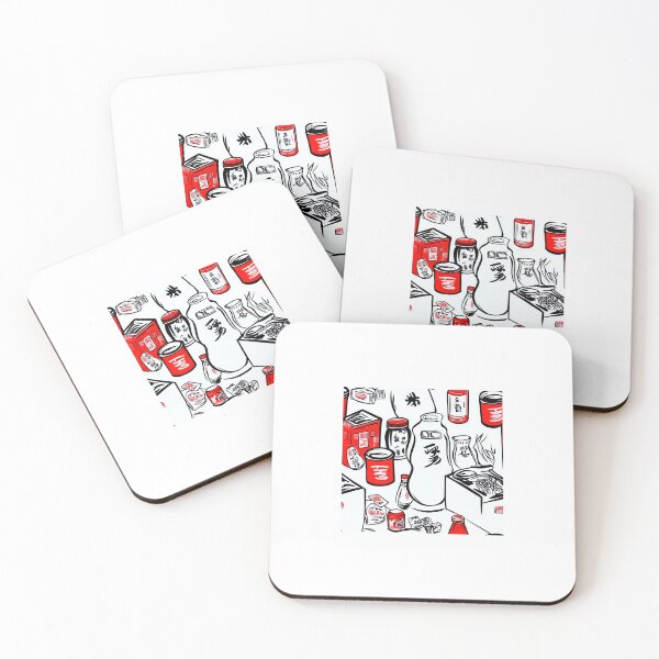 Item preview, Retro product tag pattern with Asian — Sticker Badge Mashup designed and sold by HEADMADE-TV.