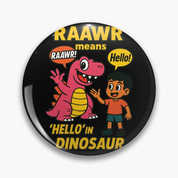 Item preview, Raawr Means Hello Dinosaur Kindergarten Fun designed and sold by LuminOrb.