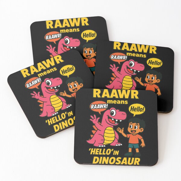 Item preview, Raawr Means Hello Dinosaur Kindergarten Fun designed and sold by LuminOrb.