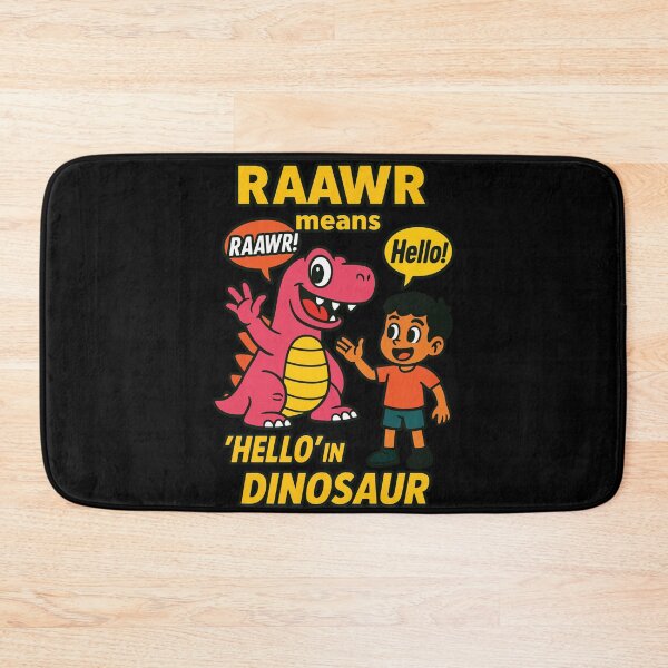Item preview, Raawr Means Hello Dinosaur Kindergarten Fun designed and sold by LuminOrb.