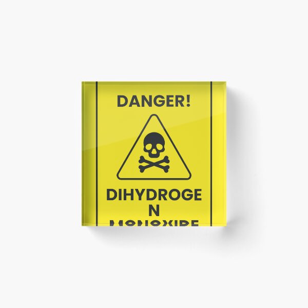 Item preview, Dihydrogen Monoxide Warning – Stay Safe! designed and sold by Golden Reels.