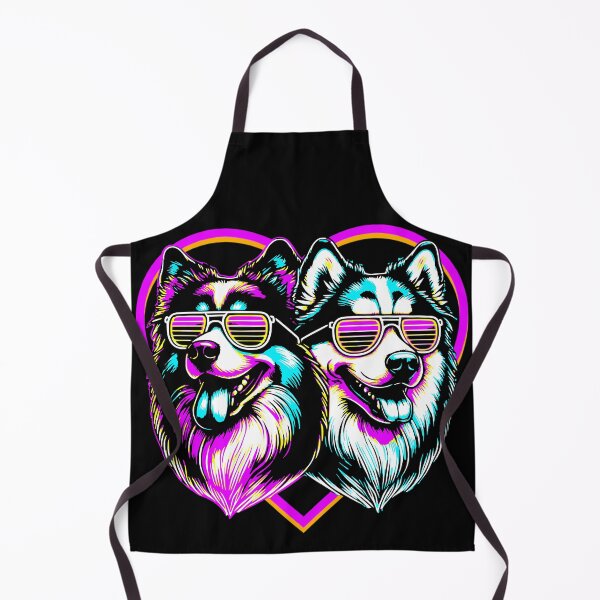 Item preview, Aussie and Husky- Dog Love designed and sold by BuchitosCorner.