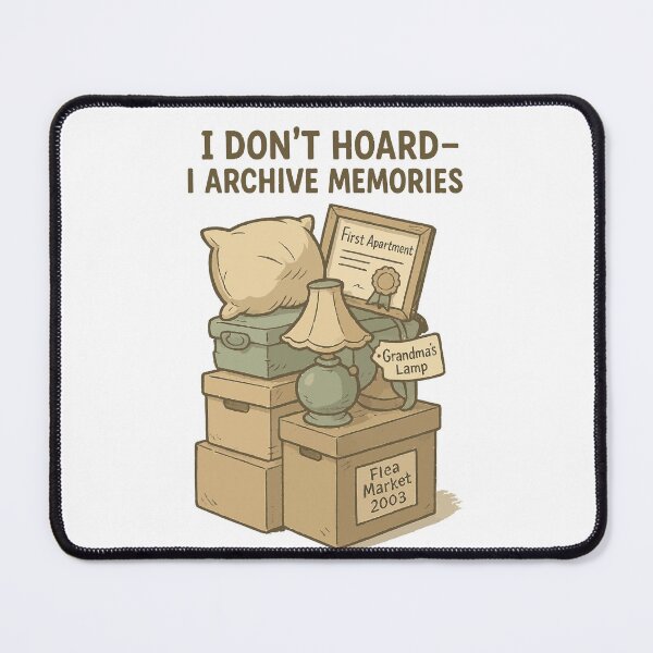 Item preview, I Do Not Hoard I Archive Memories designed and sold by LuminOrb.