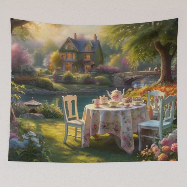 Item preview, Spring Tea Party by the Canal designed and sold by BlareBlare.