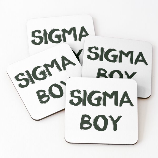 Item preview, Sigma Boy – Bold Brushstroke Text Design designed and sold by EmeraldeaDesign.