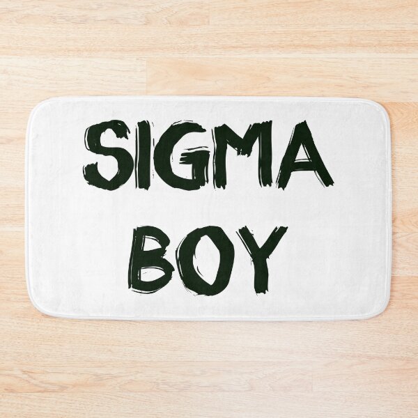 Item preview, Sigma Boy – Bold Brushstroke Text Design designed and sold by EmeraldeaDesign.