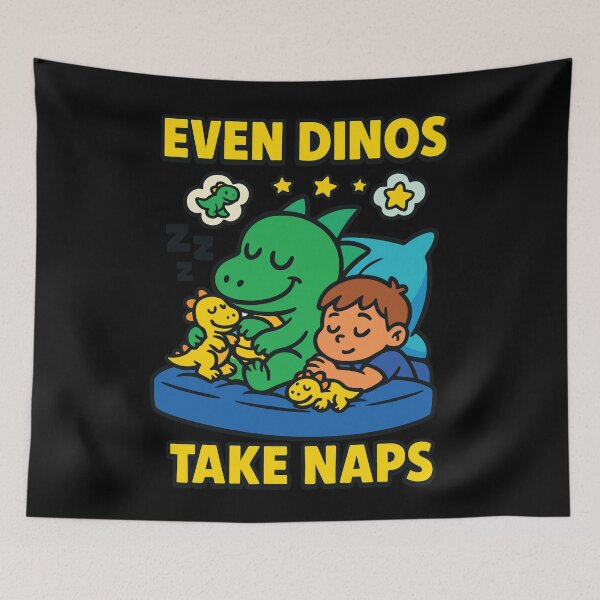 Item preview, Even Dinos Take Naps Dino Fan Kindergarten designed and sold by LuminOrb.