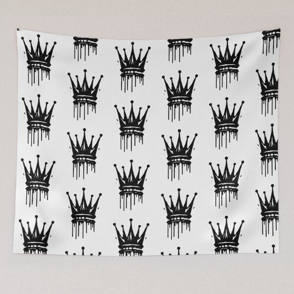 Item preview, Dripping Crown Graffiti Art – Urban Royalty Sketch Design 1 designed and sold by Savage.SelfHelp .