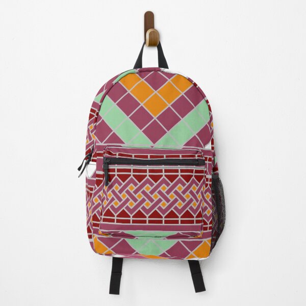 Item preview, Retro Amazigh Ribbon – Multicolor Geometric Pattern designed and sold by Tarjiart.
