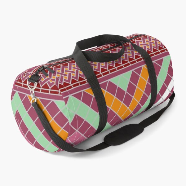 Item preview, Retro Amazigh Ribbon – Multicolor Geometric Pattern designed and sold by Tarjiart.