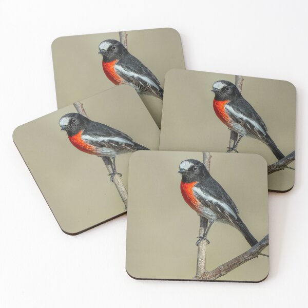 Item preview, Male Scarlet Robin designed and sold by Nick Vertsonis.