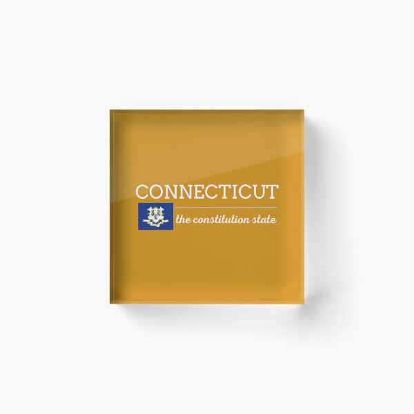 Item preview, CONNECTICUT State with Flag designed and sold by philevera.