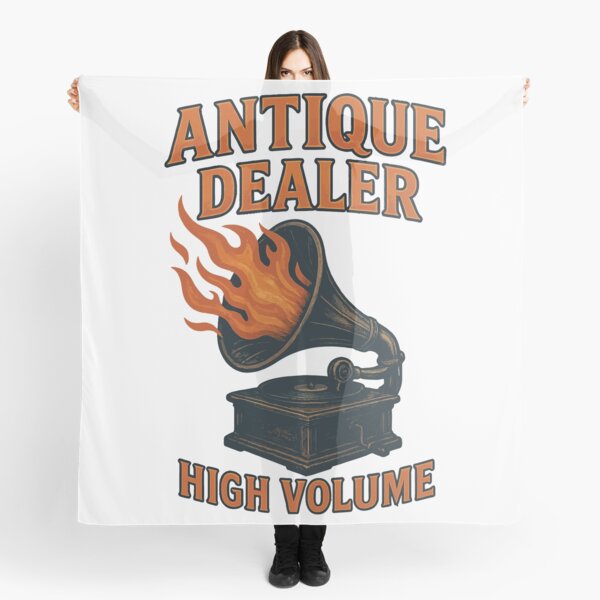 Aperçu de l'œuvre Antiquaire à grand volume rétro vintage créée et vendue par LuminOrb.