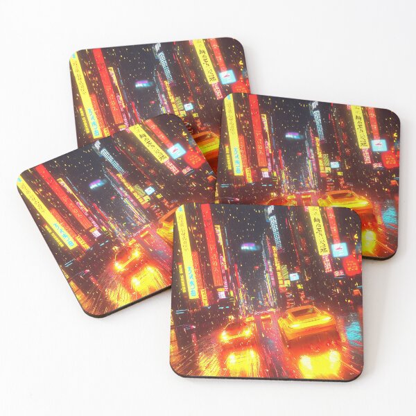 Item preview, Tokyo Night Drive - Sports cars racing at night designed and sold by TheArtistOf2022.
