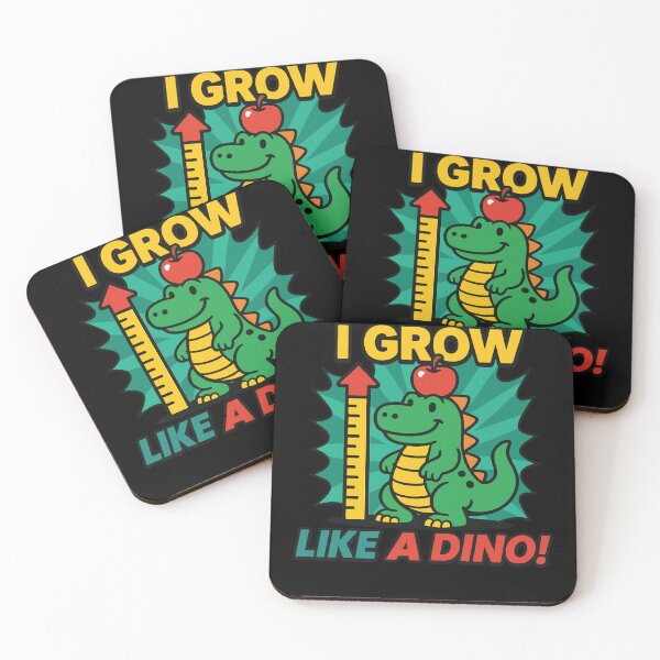 Item preview, I Grow Like A Dino Dinosaur Lover designed and sold by LuminOrb.