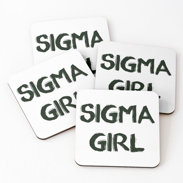 Item preview, Sigma Girl – Bold Brushstroke Text Design designed and sold by EmeraldeaDesign.