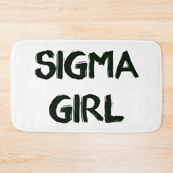 Item preview, Sigma Girl – Bold Brushstroke Text Design designed and sold by EmeraldeaDesign.