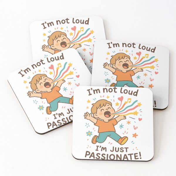 Item preview, I'm Not Loud I'm Just Passionate Kindergarten designed and sold by LuminOrb.