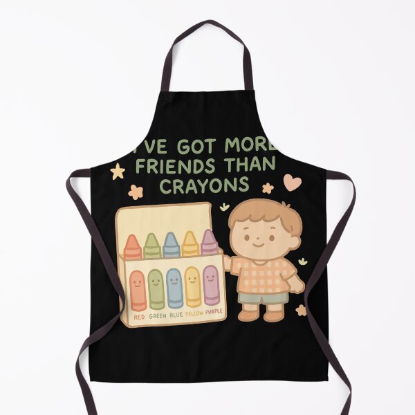 Item preview, I Have More Friends Than Crayons In The designed and sold by LuminOrb.