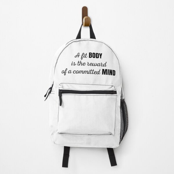 Item preview, Fit Body Committed Mind Quote | Fitness Motivation Workout Lifestyle Design designed and sold by MONTRIS.