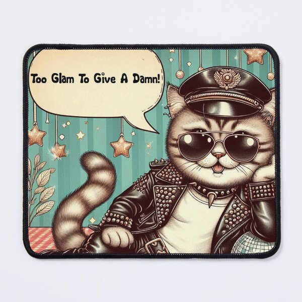Item preview, Leather Catz - Comical Leather Damn Glamorous Daddy Cat Gay Pride Graphic Design designed and sold by ItsAKinkThing.