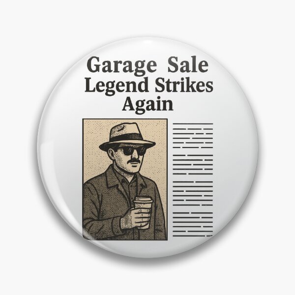 Item preview, Garage Sale Legend Strikes Again Retro Vintage designed and sold by LuminOrb.
