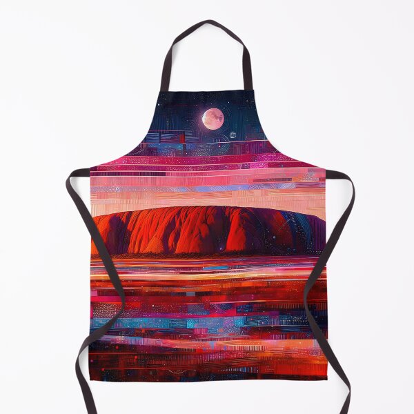 Item preview, Night over Uluru | Sacred Australian Landscape at Dusk designed and sold by Stoneflower-Art.