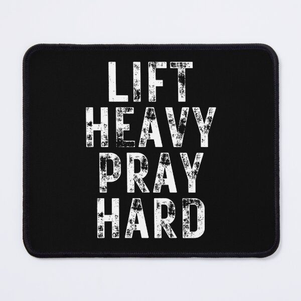 Item preview, Lift Heavy Pray Hard Gym For Christian Gym Lover designed and sold by macciodesigns.