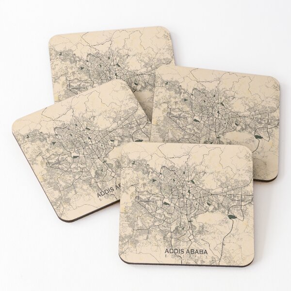 Item preview, Addis Ababa City Map of Ethiopia - Vintage designed and sold by deMAP.