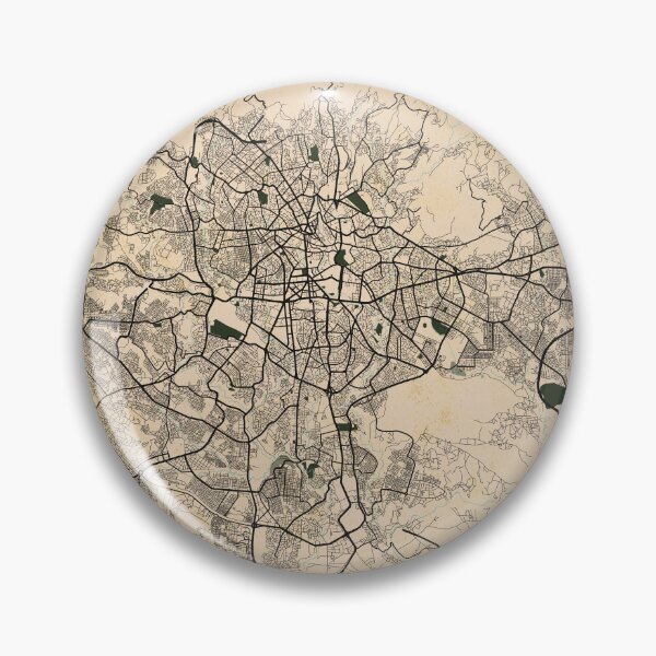 Item preview, Addis Ababa City Map of Ethiopia - Vintage designed and sold by deMAP.