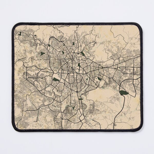 Item preview, Addis Ababa City Map of Ethiopia - Vintage designed and sold by deMAP.