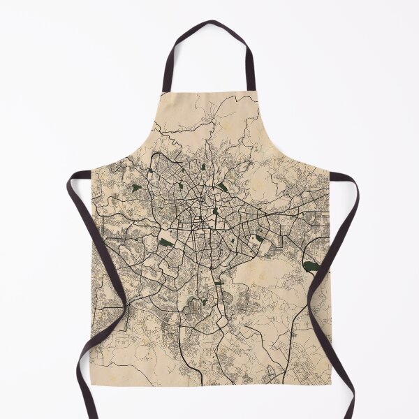 Item preview, Addis Ababa City Map of Ethiopia - Vintage designed and sold by deMAP.