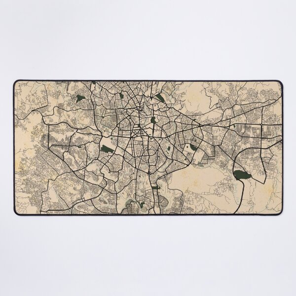 Item preview, Addis Ababa City Map of Ethiopia - Vintage designed and sold by deMAP.