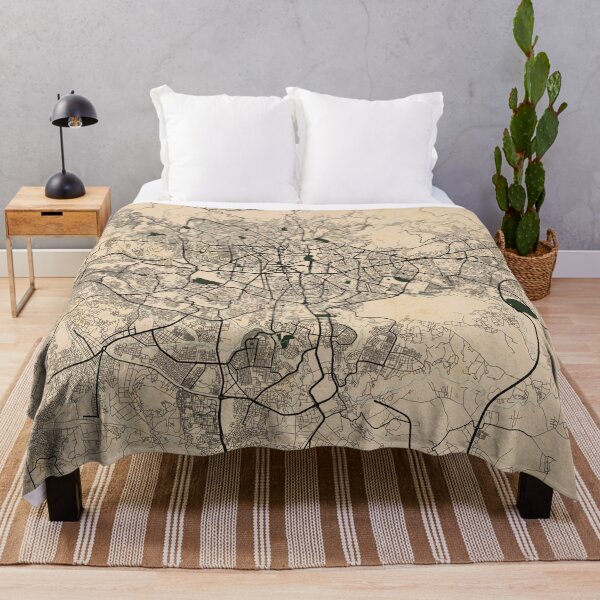 Item preview, Addis Ababa City Map of Ethiopia - Vintage designed and sold by deMAP.