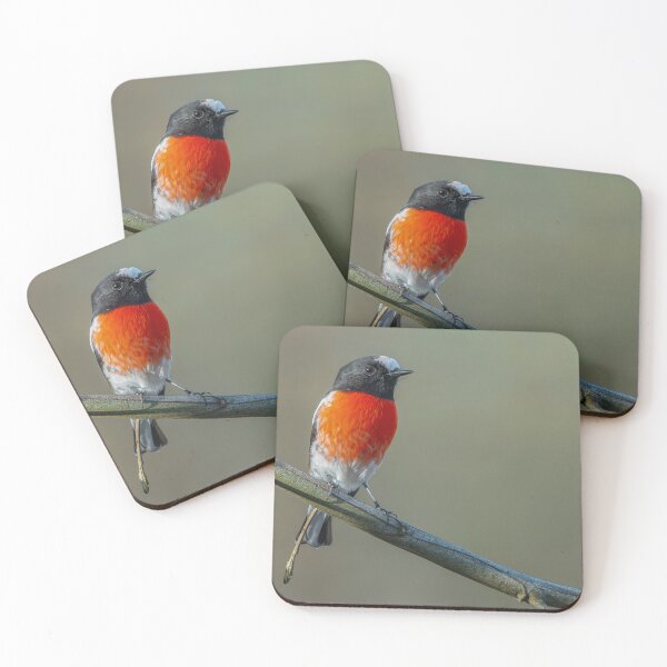 Item preview, Male Scarlet Robin designed and sold by Nick Vertsonis.